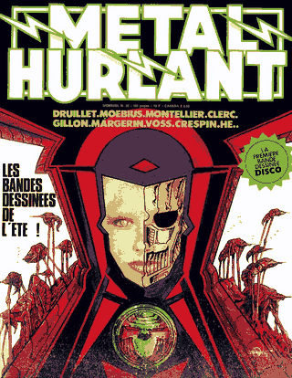 Portada de Philippe Druillet para Metal Hurlant 32 (1978)