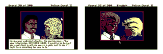 Sierra Japón alteró “ ligeramente ” el arte del Police Quest II original.