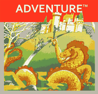 Portada original de Adventure (1978), el juego de la discordia.