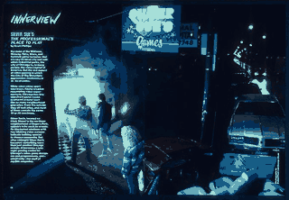 Las fotos de Siede y Preis daban un estilo casi cinematográfico a Joystik.