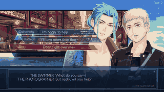 A diferencia de los dating sims clásicos, Ladykiller in a Bind (2016) muestra al jugador la matemática interna detrás de cada decisión, y las consecuencias de una elección en el mismo menú.
