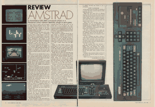 La revista Your Computer de junio de 1984 da una crítica positiva de la Amstrad CPC 464, concentrándose en las conversiones superiores de juegos como Harrier Attack!