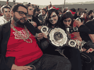 Austin Walker, Natalie Watson y Danielle Reindeau de Waypoint en 2017.