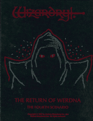 Hasta la portada de Wizardry IV parecía salida de otra época.