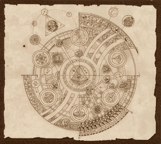 Una de las ilustraciones del manuscrito. El falsificador se había tomado el trabajo de “envejecer” las hojas usando té y secándolas al sol.