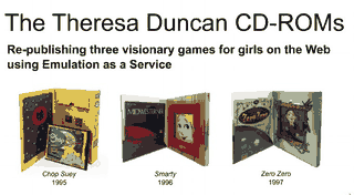 Edición de Rhizome de los tres CD-ROMs de Duncan