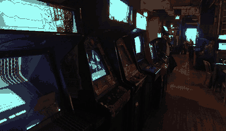 El diseño de Barcade concentra la mayor cantidad de máquinas posible sin interferir con el flujo de gente.
