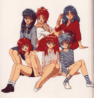El look de Tokimeki Memorial evita la sexualización explícita de sus personajes.