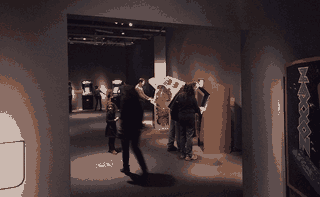 Durante la exhibición había dos espacios habilitados, pero uno de ellos es permanente.