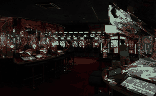 Los pisos superiores eran un híbrido de pachinko y casino. Poco cyberpunk.