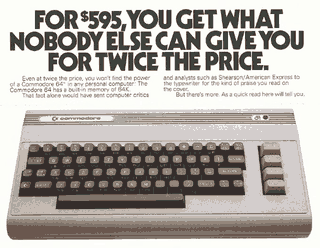 Commodore lanzó la 64 a 595 dólares en 1982. Para 1985 se conseguía a menos de $199.